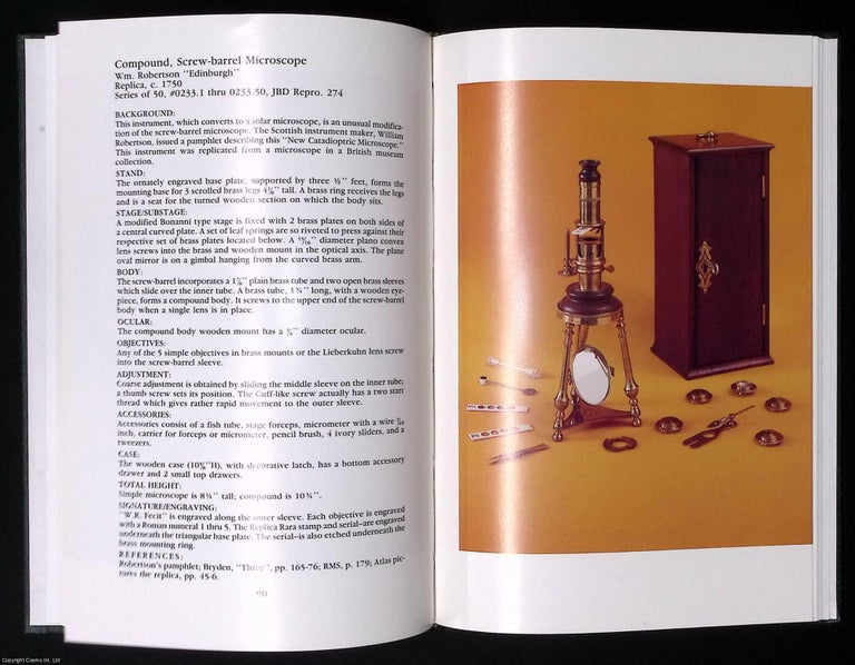 Item #372110 18th-Century Microscopes: A Synopsis of History and Workbook. By James B. McCormick,...