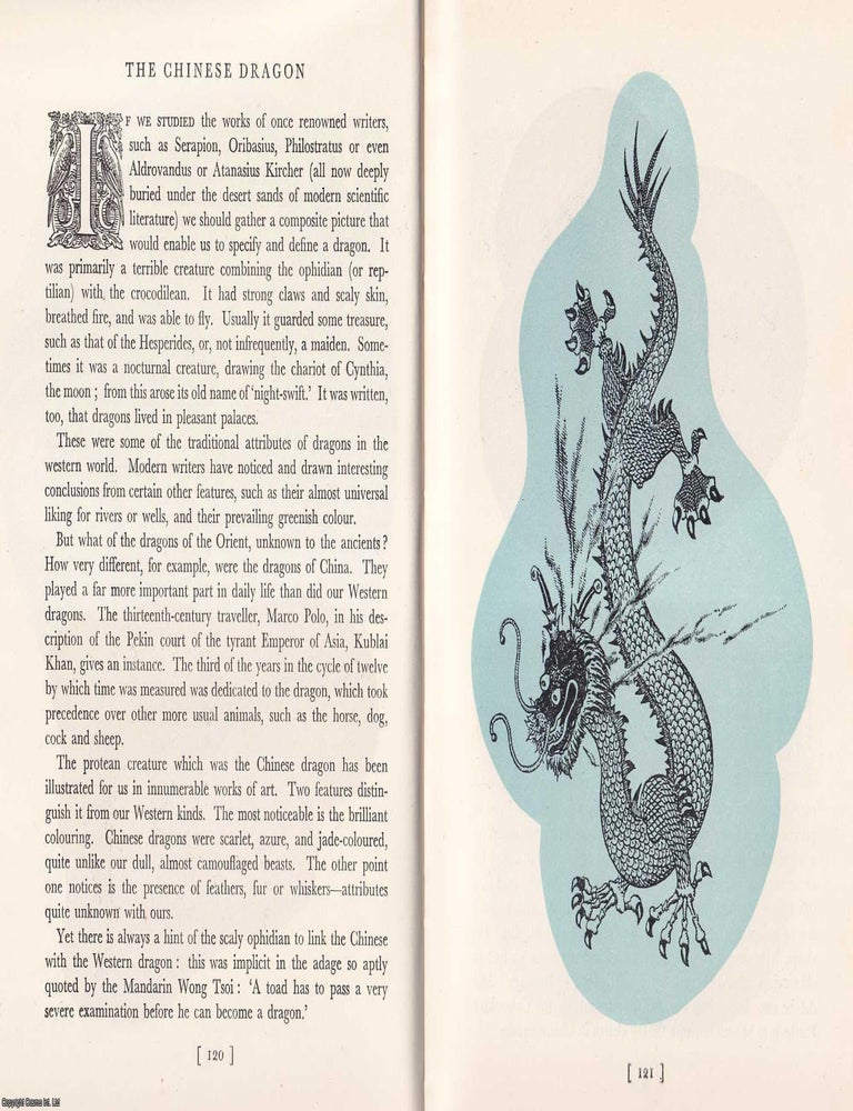 Item #372315 A Convocation of Dragons. 13 pages, illustrated with attractive wood engravings. An...