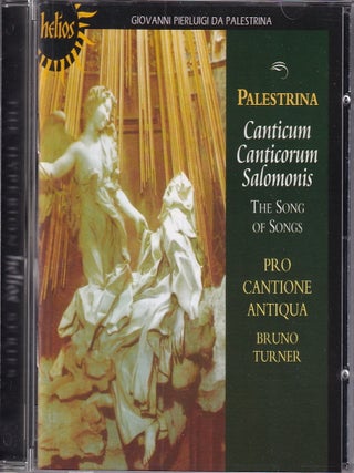 Palestrina : Canticum Canticorum Salomonis; The Song of Songs. Performed by Pro Cantione Antiqua, directed by Bruno Turner. See pictures for full contents.