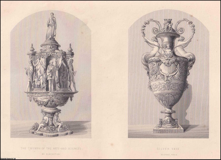 Item #372549 The Triumph of the Arts and Sciences : a vase designed and modeled by W. Beatte for...