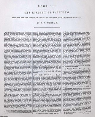 The History of Painting (with over 200 woodcuts) : From the earliest records of the Art, to the close of the 18th Century. By R.N. Wornum. An Illustrated chapter from The Industrial Arts & Sciences of All Nations, c.1865. An article printed in Undated, c.1865.