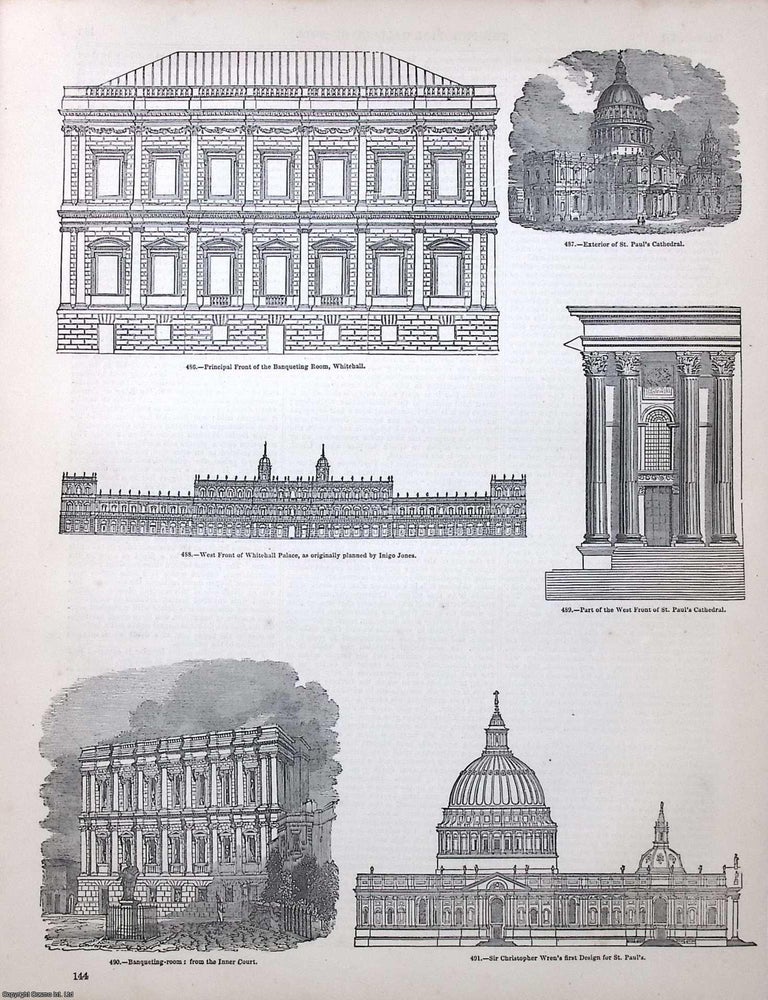 Item #372567 Modern Architecture, since the Decline of the Gothic Pointed Style. An Illustrated...