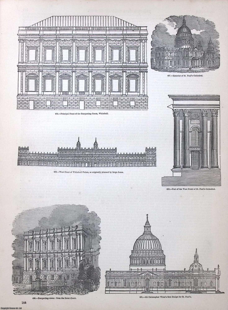 Item #372567 Modern Architecture, since the Decline of the Gothic Pointed Style. An Illustrated...