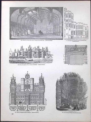Modern Architecture, since the Decline of the Gothic Pointed Style. An Illustrated chapter from The Industrial Arts & Sciences of All Nations, c.1865. An article printed in Undated, c.1865.