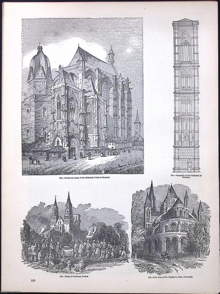Item #372568 Gothic or Pointed Architecture. An Illustrated chapter from The Industrial Arts...