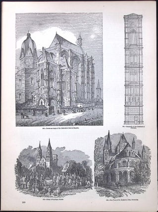 Gothic or Pointed Architecture. An Illustrated chapter from The Industrial Arts & Sciences of All Nations, c.1865. An article printed in Undated, c.1865.