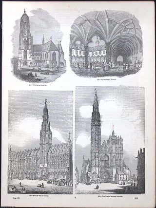 Gothic or Pointed Architecture. An Illustrated chapter from The Industrial Arts & Sciences of All Nations, c.1865. An article printed in Undated, c.1865.
