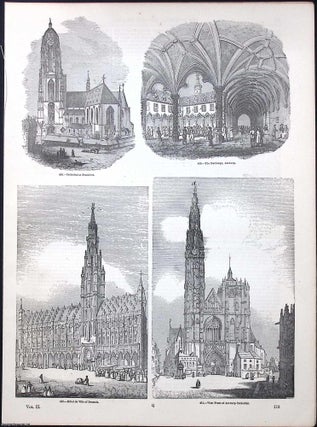 Gothic or Pointed Architecture. An Illustrated chapter from The Industrial Arts & Sciences of All Nations, c.1865. An article printed in Undated, c.1865.