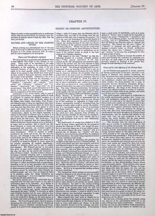 Gothic or Pointed Architecture. An Illustrated chapter from The Industrial Arts & Sciences of All Nations, c.1865. An article printed in Undated, c.1865.