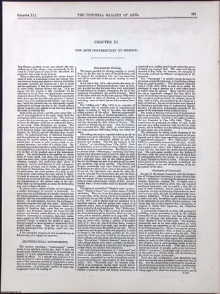 The Arts Contributory to Science. An Illustrated chapter from The Industrial Arts & Sciences of All Nations, c.1865.