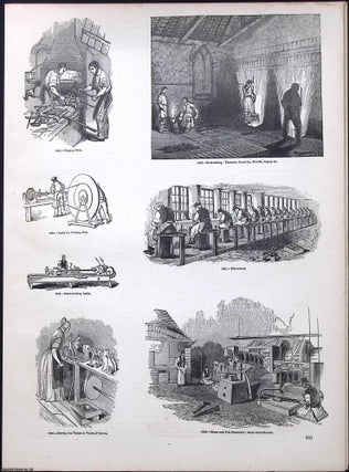 The Arts relating to Metals and their Manufacture. An Illustrated chapter from The Industrial Arts & Sciences of All Nations, c.1865. An article printed in Undated, c.1865.