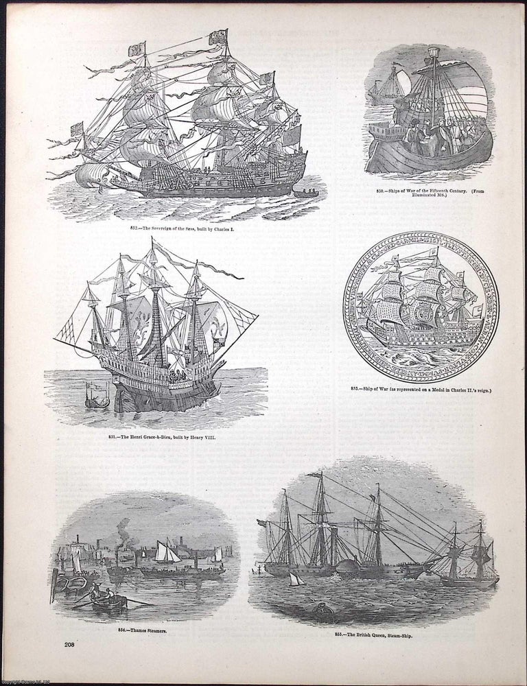 Item #372575 The Arts relating to Ships and Sea Travelling. An Illustrated chapter from The...