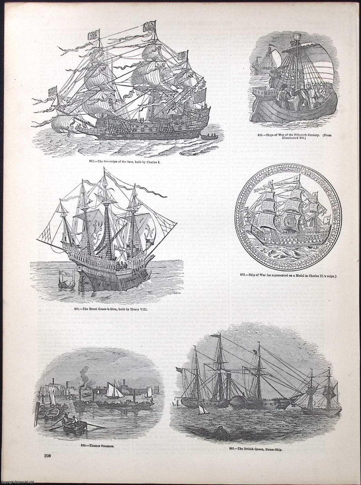 Item #372575 The Arts relating to Ships and Sea Travelling. An Illustrated chapter from The...