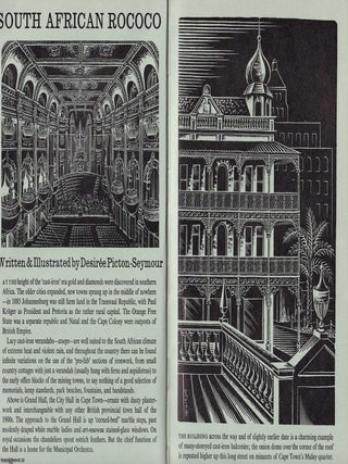 South African Rococo. Written & Illustrated by Desiree Picton-Seymour. An original article. ORNAMENTAL ART.