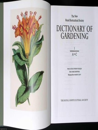 The New Royal Horticultural Society Dictionary of Gardening. The Complete Set in 4 Volumes. STANDARD HORTICULTURE WORK.