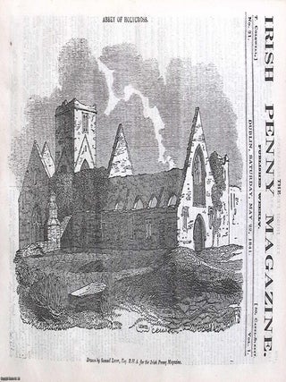 1841, Holy Cross, the Abbey of Holy Cross & Fitzstephen's Tower : Potteen Whisky. Two. ABBEY OF HOLY CROSS.