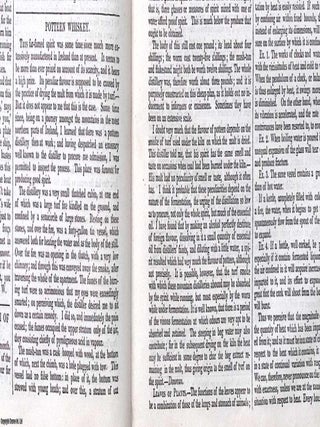 1841, Holy Cross, the Abbey of Holy Cross & Fitzstephen's Tower : Potteen Whisky. Two pieces featured in a full weekly issue of the uncommon Irish Penny Magazine, 1841.