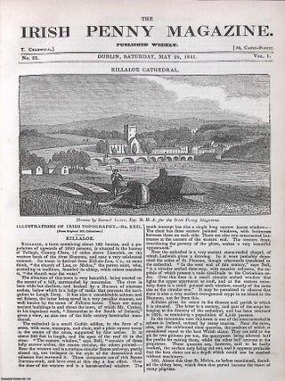 1841, Killaloe Cathedral : The County Wexford & its Peasantry. Two pieces featured in a full. Irish Penny Magazine.