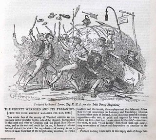 1841, Killaloe Cathedral : The County Wexford & its Peasantry. Two pieces featured in a full weekly issue of the uncommon Irish Penny Magazine, 1841.