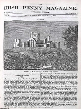 1841, Cashel, County Tipperary, once the Royal seat & metropolis of Munster. Featured in a. COUNTY TIPPERARY CASHEL.