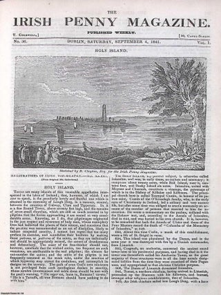 1841, Holy Island : Druids Altar, or Cromlech. Two pieces featured in a full weekly issue of the. DRUIDS ALTAR.