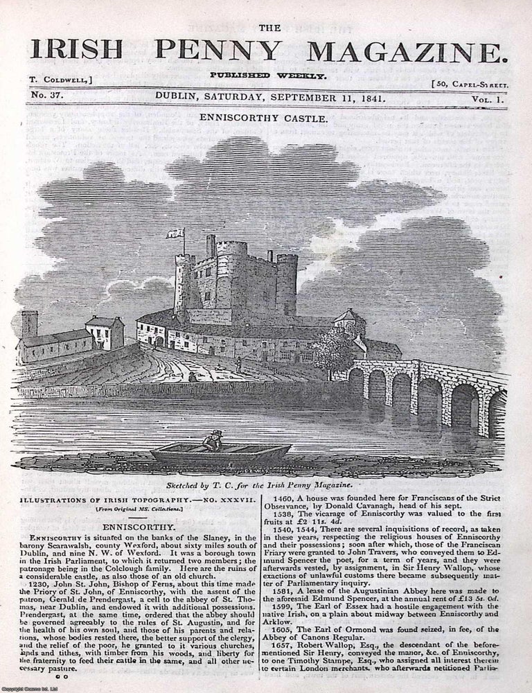 Item #372891 1841, Enniscorthy & Enniscorthy Castle : Tomb of Felim McCathal Croib-Deargh,...