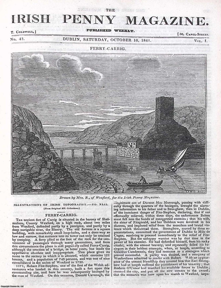 Item #372896 1841, The Ancient Fort of Ferry-Carrig : Lough Allen, & Ruins of Curraghho...