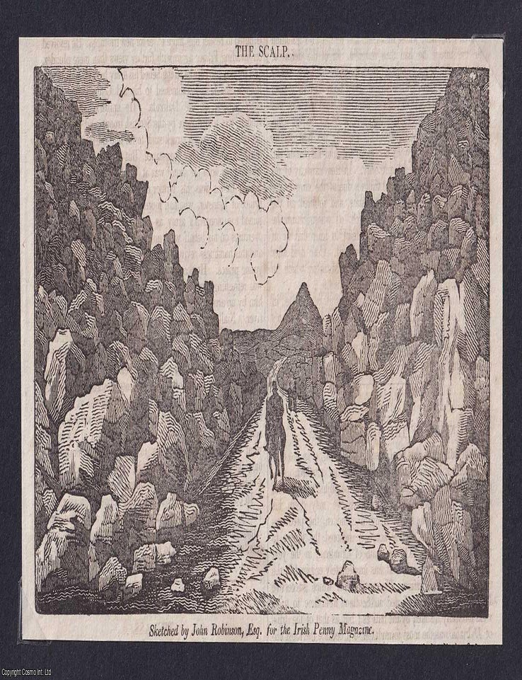 Item #372955 The Scalp, County Dublin, Ireland. Sketched by John Robinson. An original 1833...