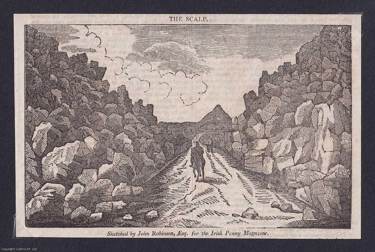 Item #372955 The Scalp, County Dublin, Ireland. Sketched by John Robinson. An original 1833...