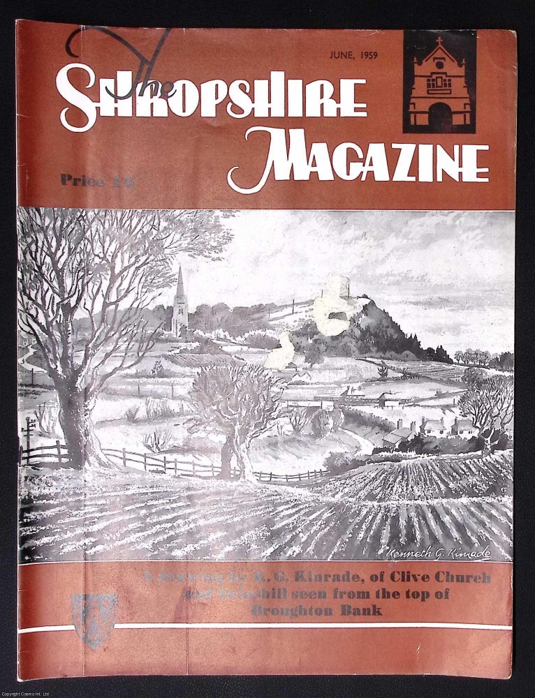 Item #373019 Clive Church & Grinshill. The Shropshire Magazine. June 1959. CLIVE CHURCH,...