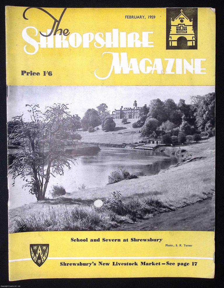 Item #373028 New Livestock Market. The Shropshire Magazine, February 1959. SHREWSBURY LIVESTOCK...