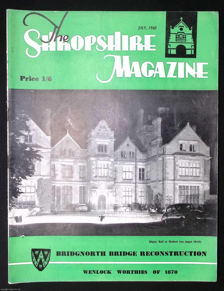 Item #373034 Wenlock Worthies in 1870. The Shropshire Magazine, July 1960. SHROPSHIRE HODNET HALL