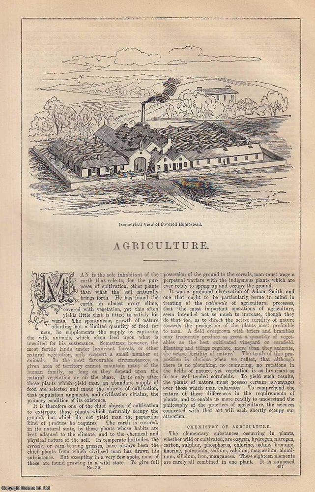 Item #373165 Agriculture. An article from Chambers's Information for the People, 1848....