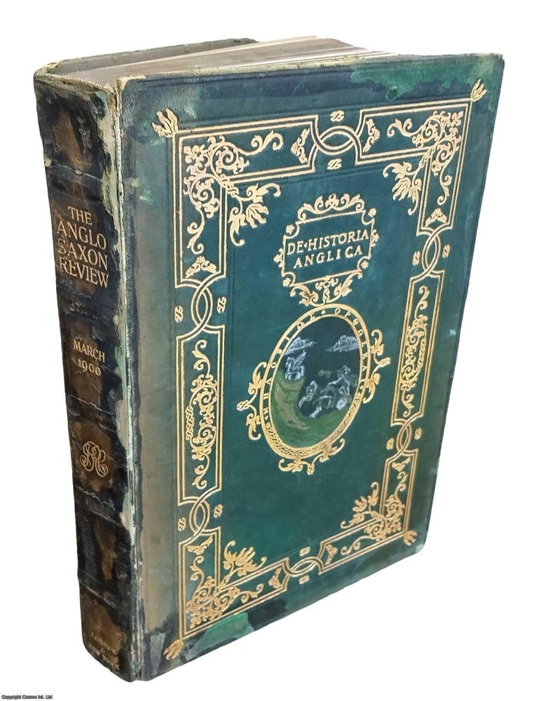 Item #373252 Italian Style Binding Facsimile : The Anglo-Saxon Review. A Quarterly Miscellany. Volume 4, March 1900. Edited by Lady Randolph SpencerChurchill. ELABORATE LEATHER BINDING.
