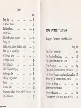 Mayhew's Characters. Being Selections from 'London Labour and The London Poor' By Henry Mayhew. Edited by Peter Quennell.