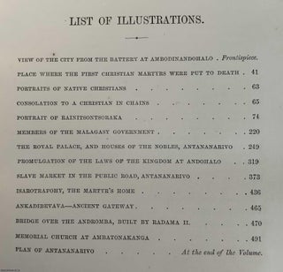 Three Visits to Madagascar, during the Years 1853-1854-1856. Including a Journey to the Capital. With Notices of the Natural History of the Country and of the Present Civilisation of the People. Illustrated by Woodcuts from Photographs, etc.