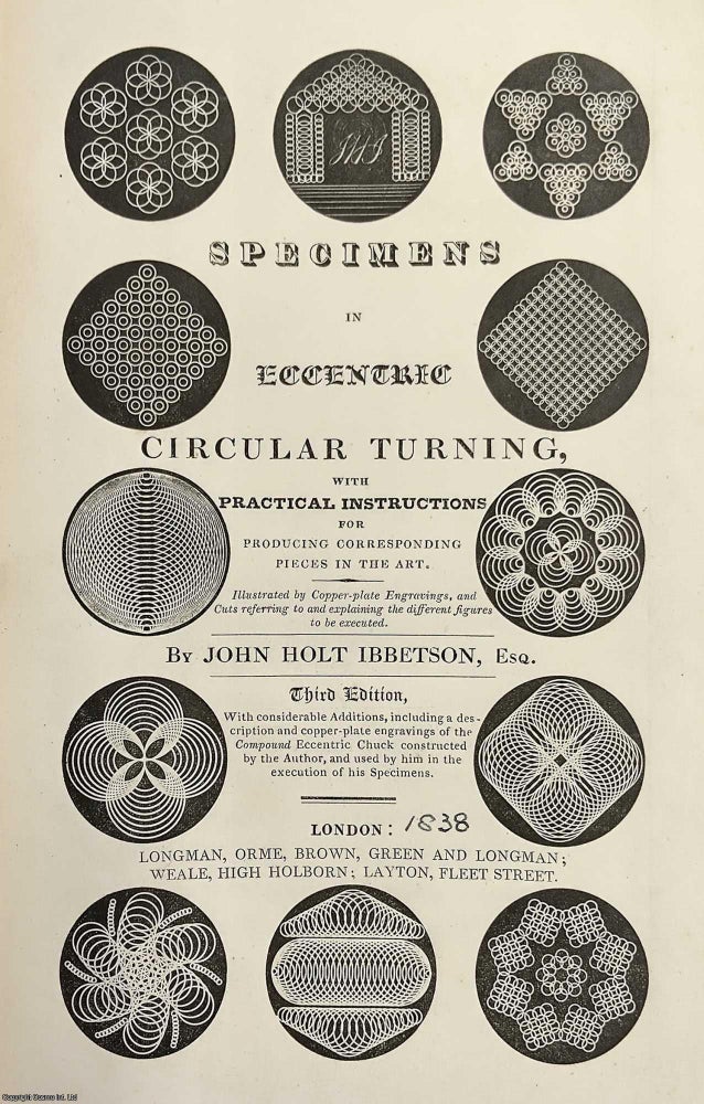 Item #373298 Specimens in Eccentric Turning, with Practical Instructions for Producing...