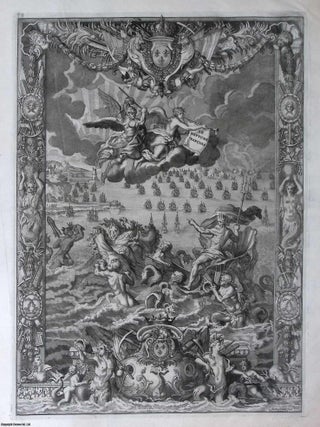 The elaborately engraved frontispiece to Le Neptune Francois, engraved by Jan van Vianen under. FRONTISPIECE TO LE NEPTUNE FRANCOIS.