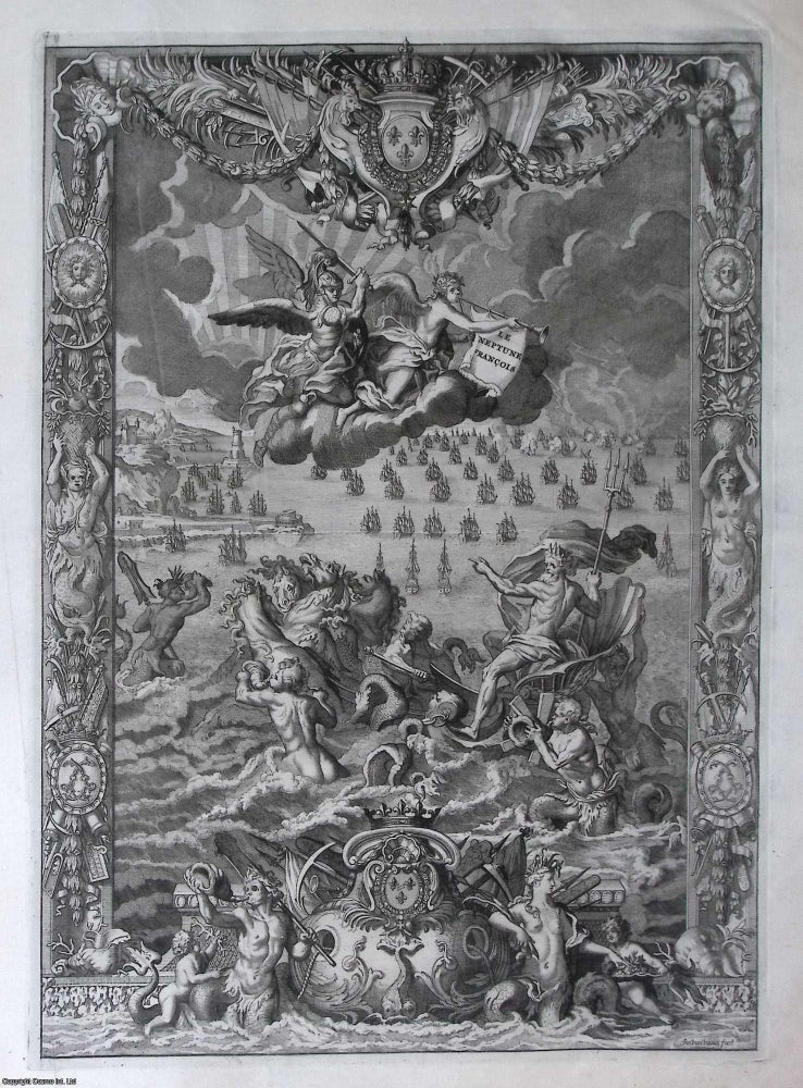 Item #373381 The elaborately engraved frontispiece to Le Neptune Francois, engraved by Jan van...