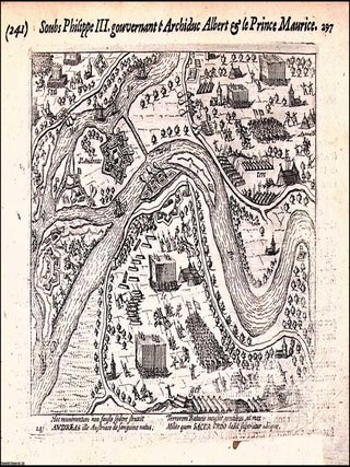 Engraved woodcut from Description et figures des affaires du Pays‑Bas, Amsterdam, Michel Colin, DUTCH WOODCUT OF THE EIGHTY.