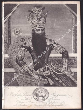 Fath Ali Shah Qajar, 17721834 : Fethaly Cham Emperor of the Persians. From a Picture in the. FETHALY CHAM: THE BEJEWELED EMPEROR.