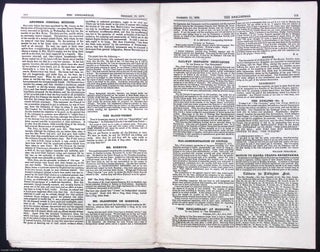 The Tichborne Claimant's Newspaper : The Englishman, Edited by Kenealy. Issues 294-298, November-December 1879. See pictures for details of specific contents.