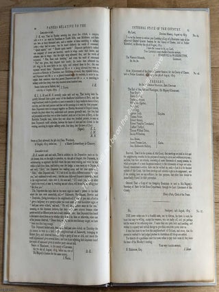 Peterloo 1819. Papers Relative to the Internal State of the Country : Presented to both Houses of Parliament, by Command of His Royal Highness The Prince Regent, November 1819.