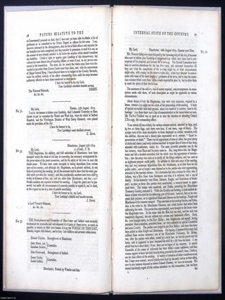 Peterloo 1819. Papers Relative to the Internal State of the Country : Presented to both Houses of Parliament, by Command of His Royal Highness The Prince Regent, November 1819.