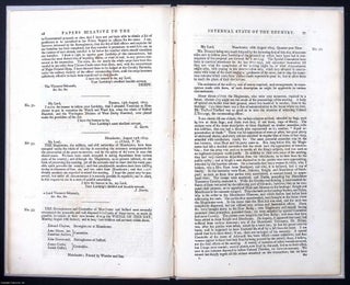Peterloo 1819. Papers Relative to the Internal State of the Country : Presented to both Houses of Parliament, by Command of His Royal Highness The Prince Regent, November 1819.