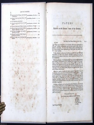 Peterloo 1819. Papers Relative to the Internal State of the Country : Presented to both Houses of Parliament, by Command of His Royal Highness The Prince Regent, November 1819.