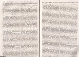 The Trial of Colonel Nathanael Fiennes, before a Council of War at St Albans, for cowardly surrendring the City and Castle of Bristol, the 14th of December 1643. Taken out of the Account given thereof by Mr Prynn and Mr Walker. An Original Trial Report from Cobbett's State Trials, part of the great 19th-century archive of courtroom history.