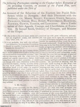 Trials and Polemics of the Popish Plot, 1679 : The Proceedings Against Whitebread, Harcourt, Fenwick, Gavan, Turner, and Langhorn ; Together with the Trials of Wakeman, Corker, Marshal ; and the Conduct, Speeches, and Alleged Conspiracies of the Accused. An Original Trial Report from Cobbett's State Trials, part of the great 19th-century archive of courtroom history.