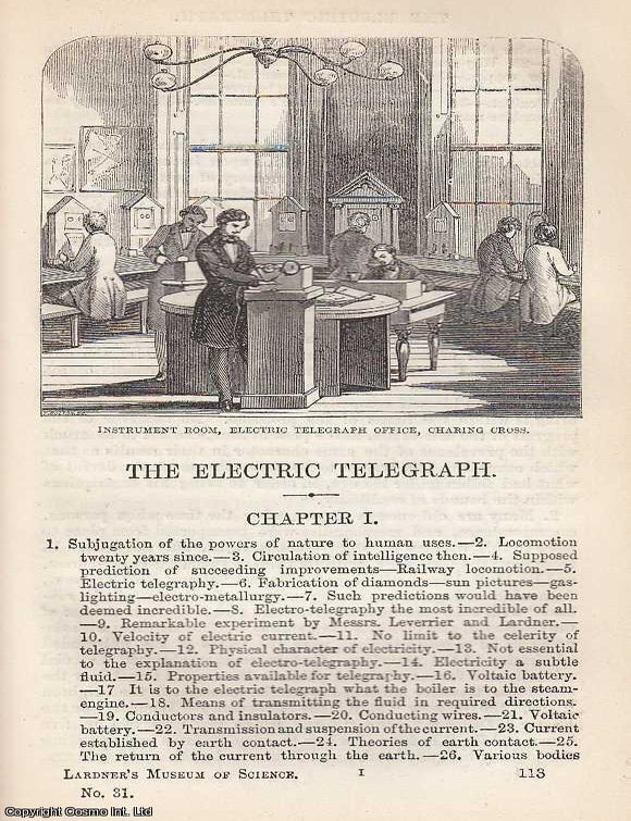 Item #373815 The Electric Telegraph; The Invention That Shrunk the World . A contemporary...