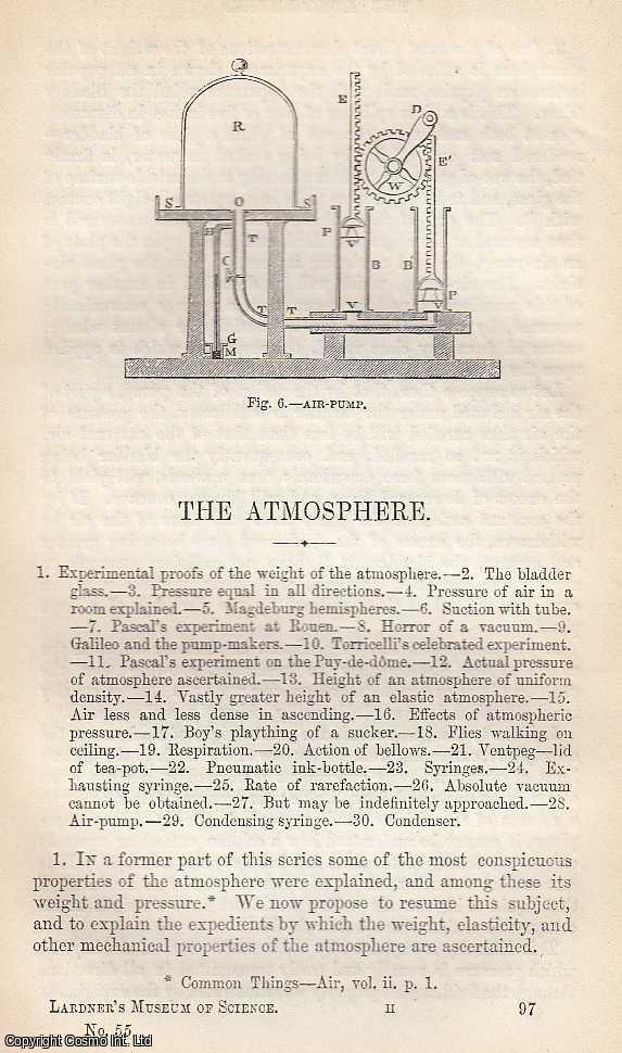 Item #373821 The Atmosphere; The Invisible Ocean That Surrounds the Earth . A Victorian...